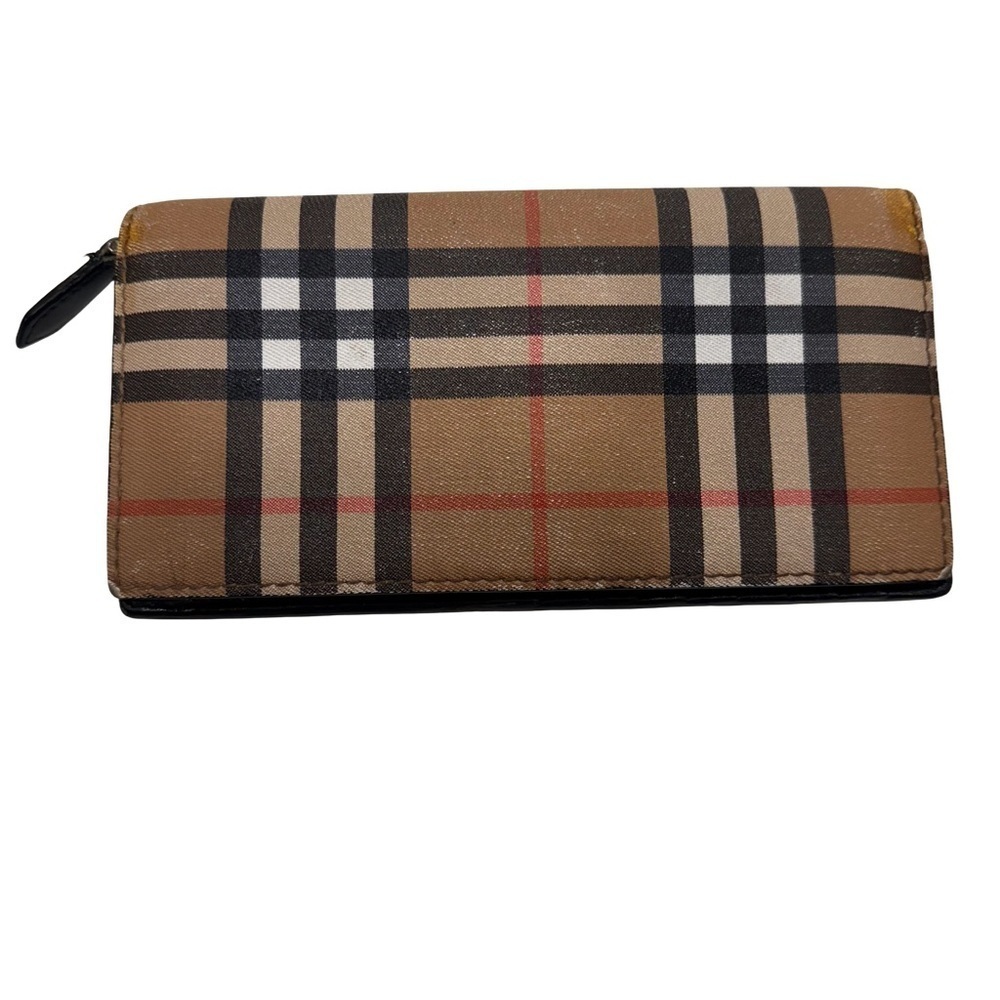 Genuine Burberry Unisex Long Wallet Nova Check With Certificate of Authenticity